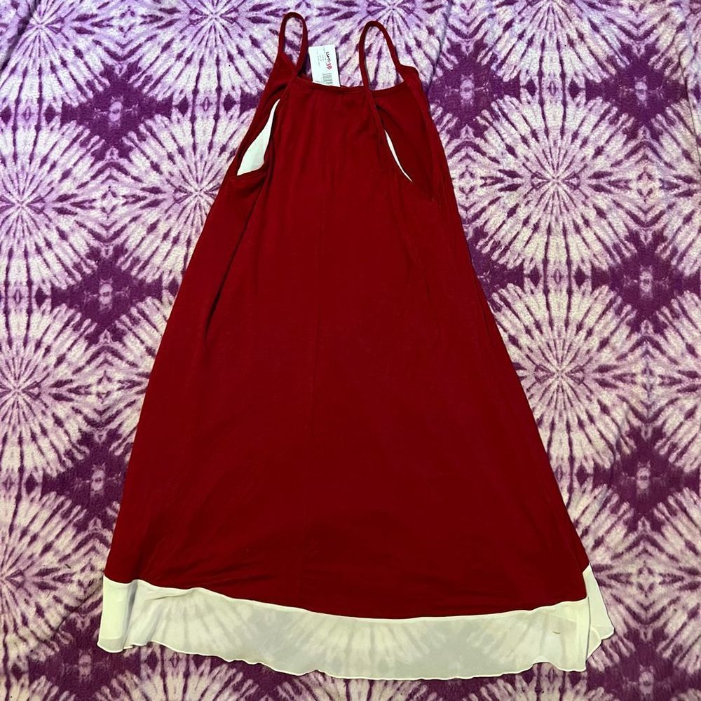 Fab rik wine dress new medium